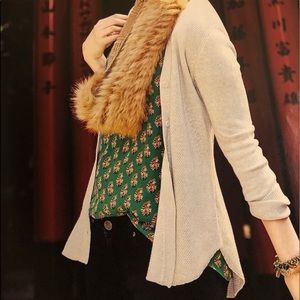 Cabi Shirttail Cardigan-Small